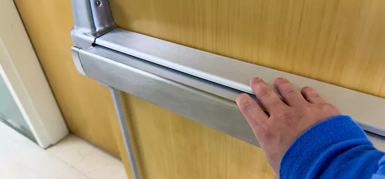 Installing a Push Bar on a Door East Palo Alto